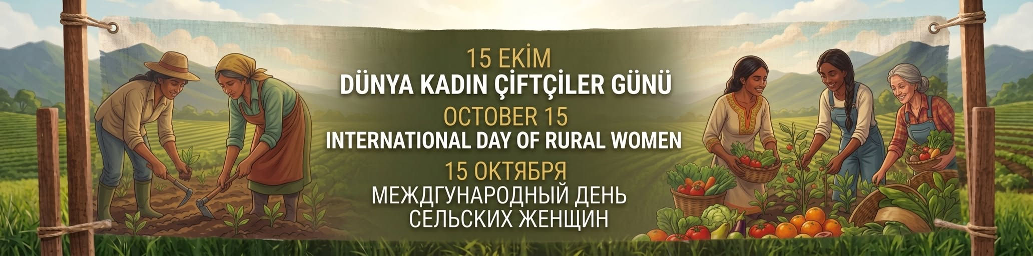 15 Ekim Dünya Kırsal Kadınlar Günü